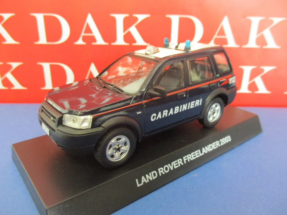 Die cast 1/43 Modellino Auto Carabinieri Land Rover Freelander 2003 - Immagine 1 di 3