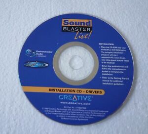 Creative Sound Blaster Live Applications & Game Demo CD