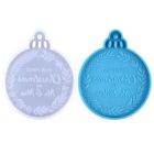 Christmas Tree Round Listing Keychains Mold Epoxy Craft Pendant Mold