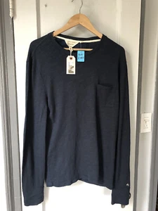 CAMISETA HOMBRE RAG & BONE ALGODÓN MANGA LARGA AZUL TALLA M - Imagen 1 de 8
