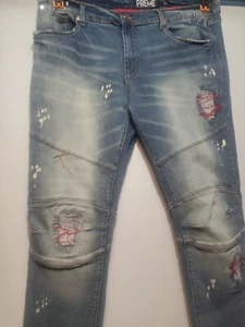 Preme Herrenjeans mit roten Stichen Gr. 38 x34 - Bild 1 von 10