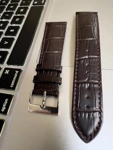 TISSOT 22mm Leather Watchband For Tissot 1853 T-Classic T129.410.16.013.00 - Picture 1 of 9
