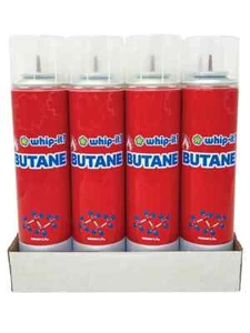 Whip It Butane 300ml - 12 pack butane refill fuel universal tips - Picture 1 of 4