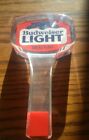Vintage Budweiser Light Draught Beer Tap Handle Bar Acrylic Man Cave 