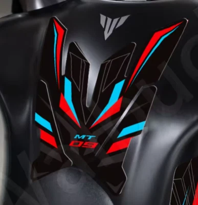 Yamaha MT-09 MT09 2021-2023 Almohadilla de tanque de combustible Pintura Calcomanía de protección Negro Azul Rojo Foto 1 de 2