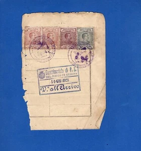 ITALIA, 4 SELLOS CONSULARES, 1928 - Imagen 1 de 2