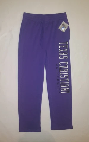 TCU MEDIUM SWEAT PANTS NCAA STADIUM HORNED FROGS TEXAS CHRISTIAN UNIVERSITY NWT Cover