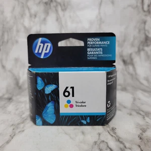 HP 61 Tri-color Printer Ink Cartridge CH562WN - Picture 1 of 4