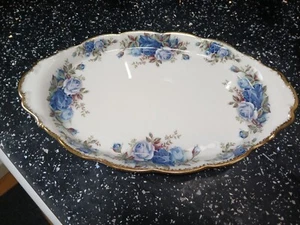 ROYAL ALBERT MOONLIGHT ROSE SMALL OVAL TRAY - Picture 1 of 3