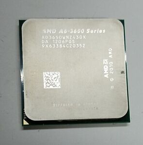 AMD Fusion A6-3650 2.6 GHz Quad-Core (AD3650WNZ43GX) Socket FM1