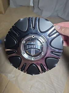 DUB Mamba Wheel Center Cap 2130-15 CAPM-674 Matte Black With Chrome Accent - Picture 1 of 7