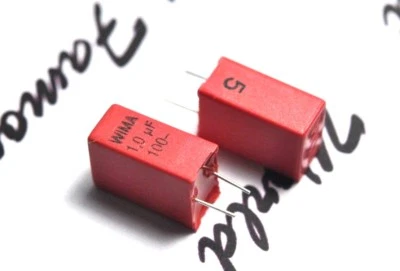 2 piezas - Condensador WIMA MKP2 1uF (1uF) 100V 5% 5 mm MKP2D041001N00JSSD Foto 1 de 4