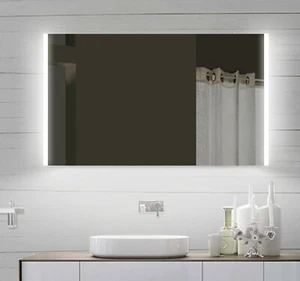 Design LED Beleuchtung Badezimmer Wand Hänge Licht spiegel Kippschalter 100 x 70 - Bild 1 von 3
