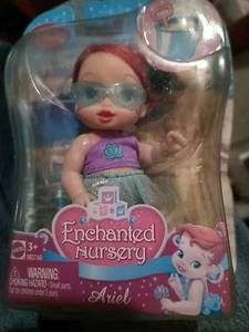 Muñeca bebé princesa Ariel Disney Enchanted Nursery Mattel 2007 NUEVA en paquete T28 - Imagen 1 de 2