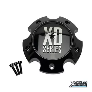 XD Series Wheel Center Cap Gloss Black 1079L145AGBCH-H42 - Picture 1 of 3
