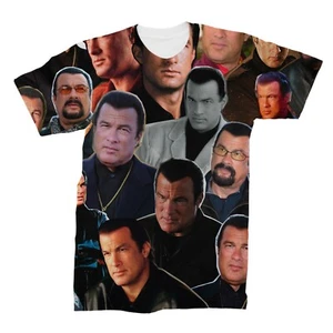Steven Seagal Photo Collage T-Shirt - Picture 1 of 2