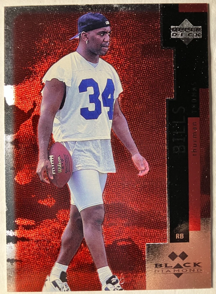 1998 Black Diamond Double #100 Thurman Thomas Bills - Image 1 of 1