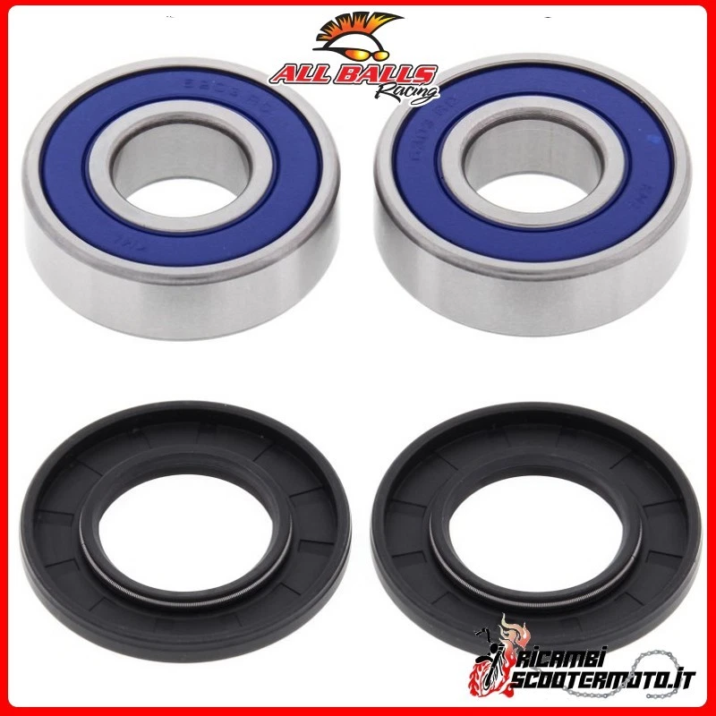 KIT CUSCINETTI RUOTA ANTERIORE ALL BALLS KAWASAKI KX 125 1990 25-1093#7 - Imagem 1 de 1