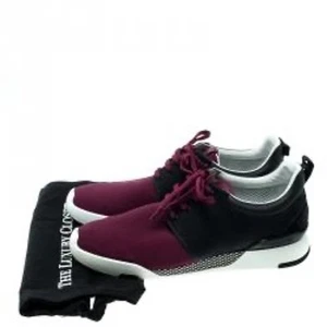 Louis Vuitton Tricolor Mesh The Damier Embossed Rubber Fastlane Sneaker Size:7.5 - Picture 1 of 4