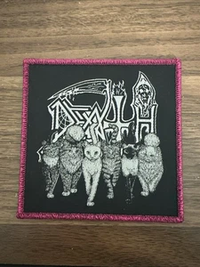 Death Chuck Schuldiner Kittens Official Woven Patch - Picture 1 of 2
