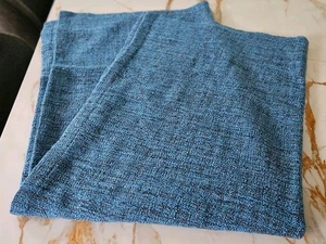 Rare Colour IKEA Gurli Teal Blue Blanket Throw 120 x 180 cm Acrylic Polyester. - Picture 1 of 5