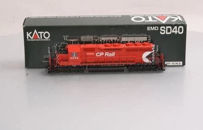 Kato 37-6333 HO Scale CP Rail EMD SD40 Diesel Locomotive #5559 LN/Box - Image 1 of 3