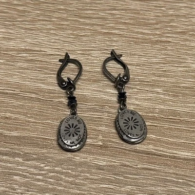 Konplott Ohrringe Mit Schwarzen Details - Bild 1 von 2