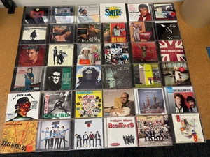 70 CD LOT USED ROCK METALLICA RAMONES BEACH BOYS NIRVANA THE WHO U2 CLASH CARS - Picture 1 of 7