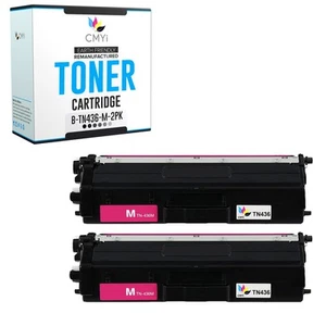 2-Pack Compatible CMYi TN-436 Magenta Toner Cartridge for Brother HL-L9310CDW - Picture 1 of 7