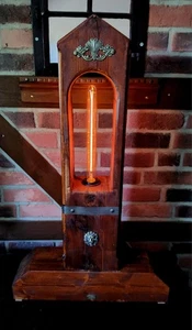Stehlampe aus Altholz Balken ca 200 Jahre ,Stufenlos Dimmbar - Bild 1 von 9
