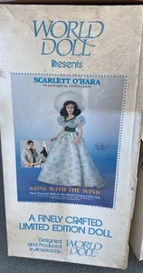 19 Zoll SCARLETT O'HARA Vom Winde verweht Welt Puppe Vivien Leigh Erstausgabe Neu im Karton - Bild 1 von 4