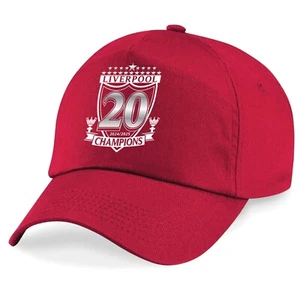 Liverpool Champions Cap – 20 Times Red Adult Size 2024-2025 - Picture 1 of 5
