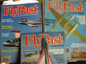 JOB LOT X 23 FLYPAST MILITARY AVIATION AIRCRAFT MAGAZINES 1981 TO 2006 HURRICANE - Picture 1 of 24