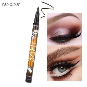 eyeliner feutre 36 H marron waterproof effet tatouage longue tenue sans bavure - Foto 1 di 4