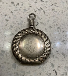 Vintage ME-15 Sterling Silver Perfume Bottle Pendant 925 Mexico EMP PLAT MEX - Picture 1 of 12