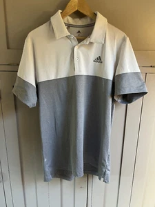 adidas Ultimate 365 Heather Herren Golf Polo | Grau/Weiß | Medium | - Bild 1 von 5