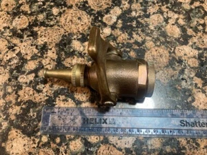 Vintage Fireman's Hose Nozzle End Adjustable Stream Solid Brass - Picture 1 of 12