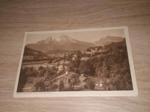 Alte Ansichtskarte Berchtesgaden v.d. Villa Alpenruhe, echte Kupferdruckkarte - Bild 1 von 2