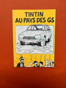 HERGE MINI ALBUM PUBLICITAIRE CITROEN TINTIN AU PAYS DES GS ETAT NEUF - Picture 1 of 4