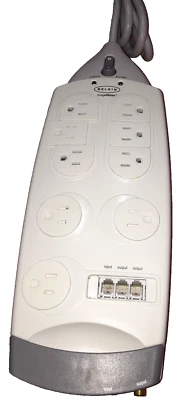 Belkin Surgemaster F9M923-08, 9 Outlet Surge Surpressor Power Strip 8 feet cord - Image 1 of 4