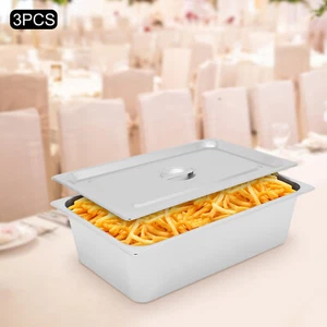 Commercial Cookwares Stainless Steel Steam Table Pans For Hotel Food Buffet US - Picture 1 of 18