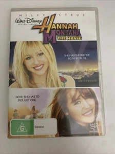 Hannah Montana The Movie (DVD, 2009) Miley Cyrus, Taylor Swift Disney Region 4 - Picture 1 of 3