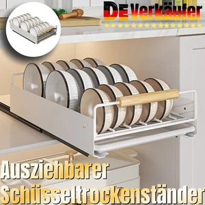 Ausziehbares Schüsselregal - Abtropfbrett Schüsseltrockengestell -Küchenschränke - Bild 1 von 10
