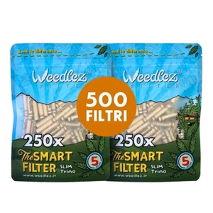 Filtri Weedlez a Carboni Attivi e cellulosa | Diametro 5 mm | Pack da 500 filtri - Foto 1 di 10