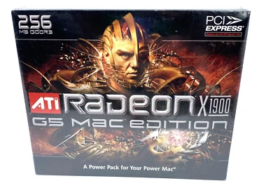 Apple G5 Mac Edition ATI Radeon x1900 PCIe Video Graphics Card In Retail Box NEW - Image 1 of 2