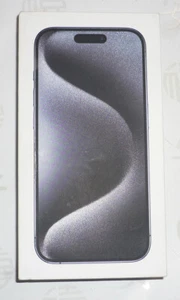 Apple A2848 iPhone 15 Pro Blue Titanium 128GB - Empty Box ONLY - Photo 1 sur 4