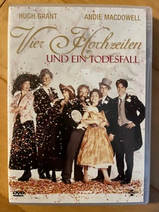 DVD - Vier Hochzeiten und ein Todesfall - Hugh Grant - Andie MacDowell - Bild 1 von 2