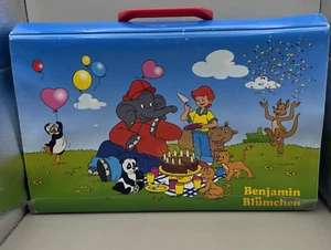 Benjamin Blümchen Kassetten Aufbewahrungskoffer für 32 MCs Retro Vintage - Bild 1 von 7