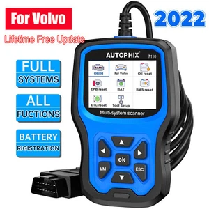 Autophix 7110 For Volvo Full System Diagnostic Scanner TPMS SRS DPF Oil Reset US - Imagen 1 de 7