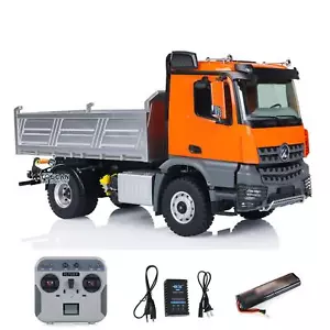 Kabolite 5701 Scala 1/14 RC Dumper Telecomando 4WD Dumper Auto Luce Suono - Foto 1 di 24
